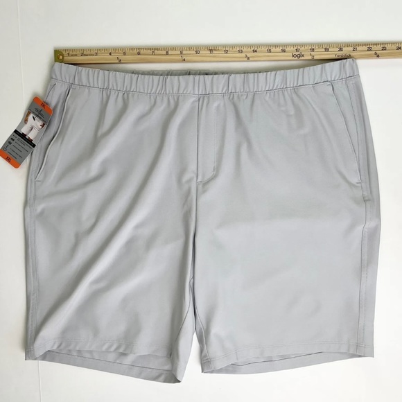 Greg Norman Shorts Mens XXL Gray Golf Outdoor Pull On All Day Comfort ML75 New - Picture 8 of 12
